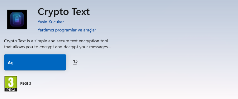 Crypto Text Microsoft Store