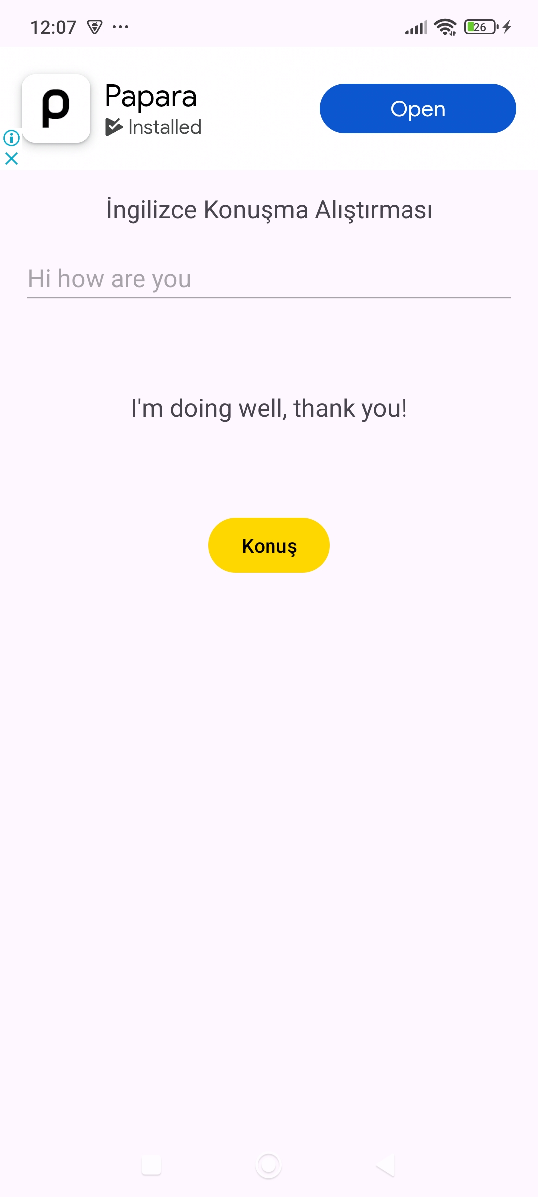 Lingoworm App Speaking